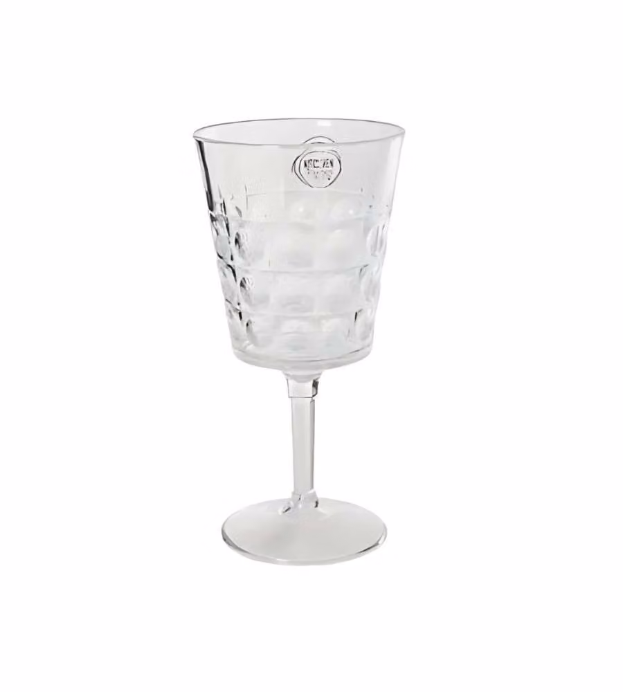 Kaemingk Calice vino plastica uso esterno Trasparente 9x18,4 cm