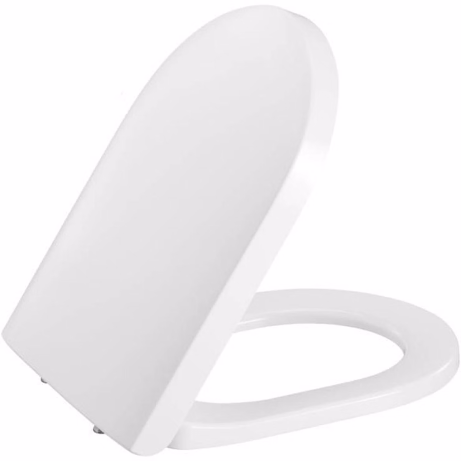 Sedile per WC T Soft D con rivestimento Bianco