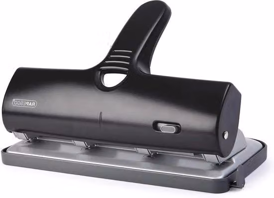 Perforatrice a 4 fori 40 mm Marchio X, colore nero, resistente e duratura