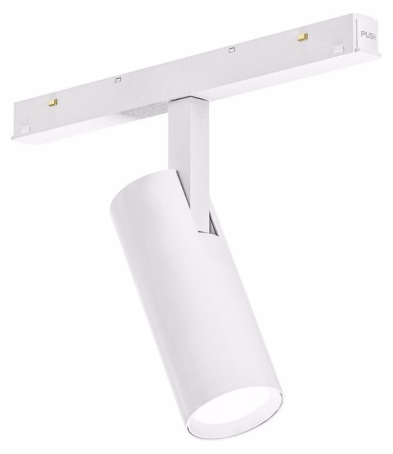 Modulo LED Magnetico 48V 12W 967Lm 3000K Dimmerabile Push - Struttura Alluminio Orientabile - Gealuce