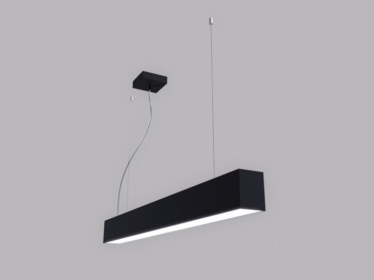 Apparecchio a sospensione LED2 LINO II P-Z CRI90, Variante: LINO II P-Z, 900 mm, 18-24 W, 2520-3360 lm, nero, 3CCT