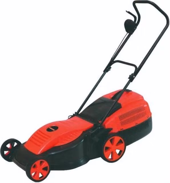 Sandrigarden SG-TE-1742 Tosaerba Elettrico con Motore a Induzione da 1600 W, Larghezza di Taglio 40.5 cm e Cesto da 45 L, Colore Rosso