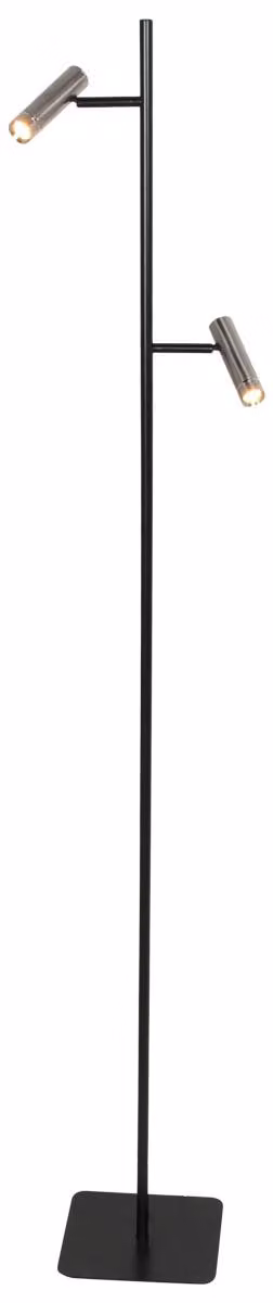 Lampada da terra - acciaio nero - Lumo -  metallo - lampada di design - LED - 4608ST - Mexlite