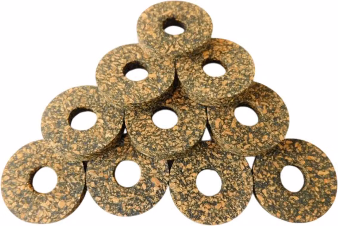 10 pezzi Sughero in gomma M8 25 mm x 9 mm x 4 mm