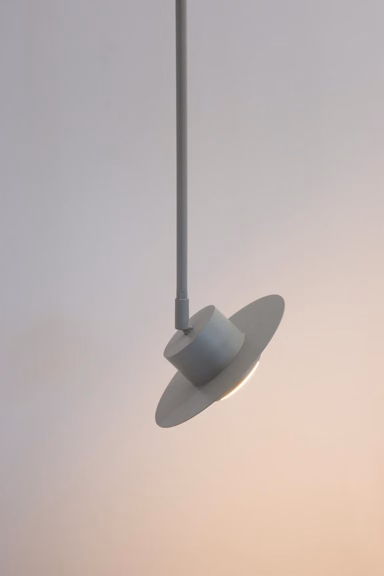Lampada a sospensione CHARLIE grigio-beige chiaro 1xGX53x12W metallo, dimensioni: 200x20x20 cm, IP20, Sigma Lighting