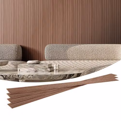 Set di 8 Pannelli Acustici a Doghe VEVOR in Legno WPC con Effetto Rovere Grigio, Pannelli Decorativi per Parete per Riduzione Rumore, H x L x P: 245 x 16,6 x 0,9 cm