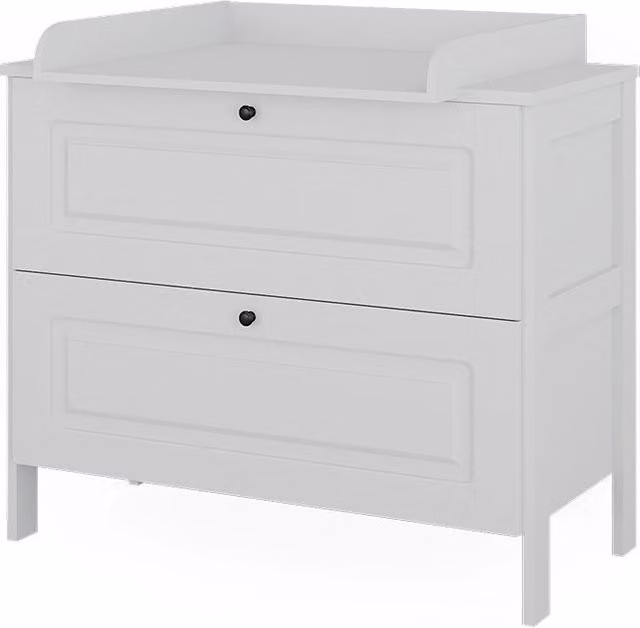 Fasciatoio Ajaton Bianco 108 x 98 cm con 2 cassetti Vitalispa