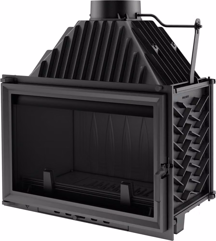 Inserto per caminetto OLIWIA 11kW Fi200 Ghisa KIT Ecodesign