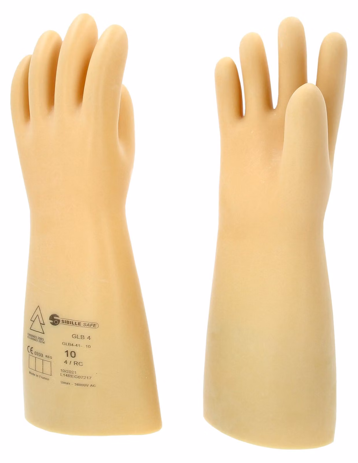 KS TOOLS Guanto di protezione per elettricisti con isolamento protettivo taglia 10 classe 4 bianco - 117.0063