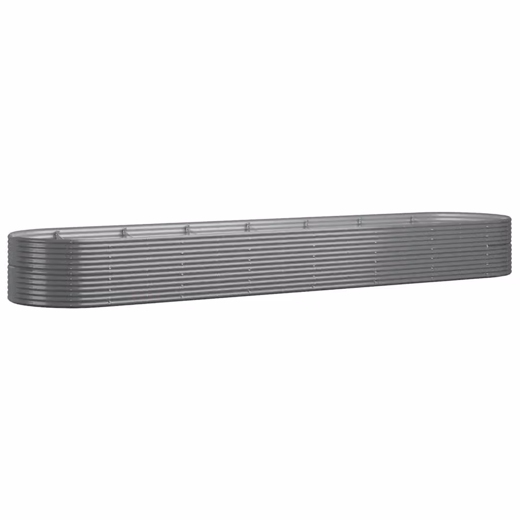 Letto rialzato da giardino Videx in acciaio verniciato a polvere grigio L: 584 cm, P: 140 cm, H: 68 cm – 2