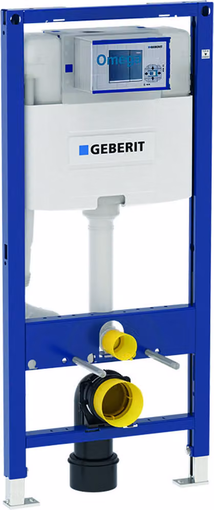 Geberit Duofix WC-Element mit Omega UP-Spülkasten 120mm, Betätigung vorne, Bauhöhe 1120 mm