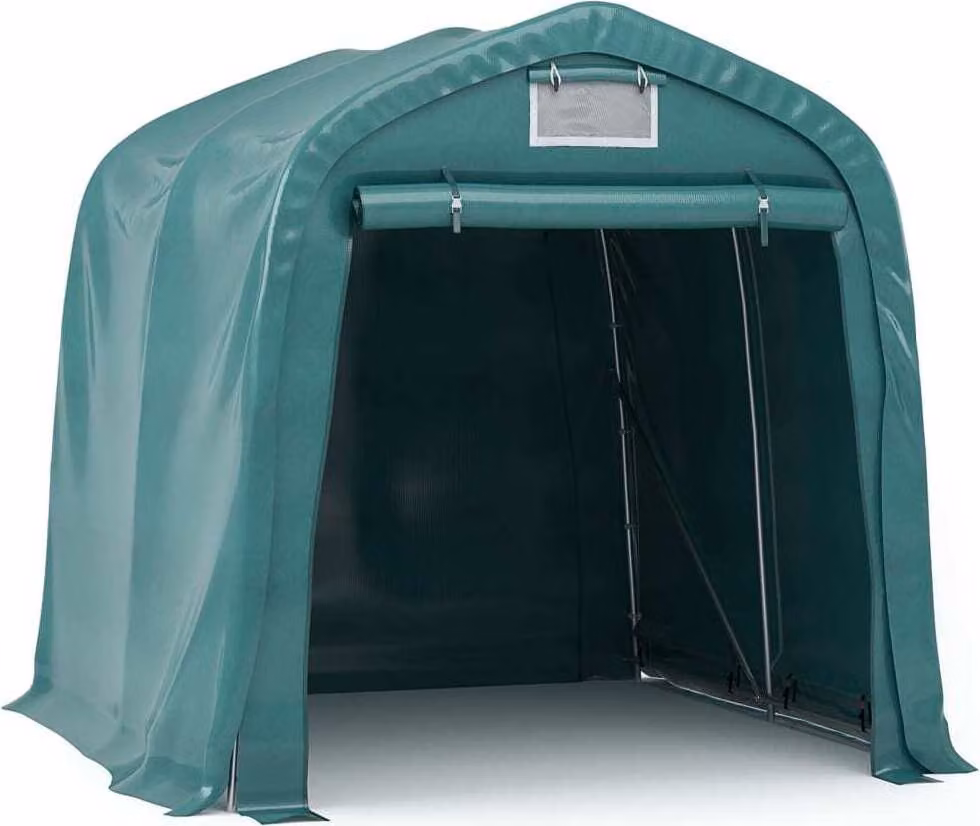 Tenda Garage in PVC 1,6x2,4 m Verde