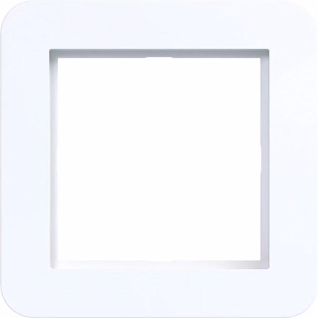 Hager, cornice a 1 posto, colore bianco lucido