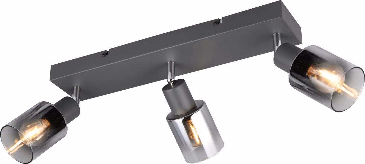 Lampade Reality Faretto da parete/soffitto CADIZ DH 7x17 cm grigio