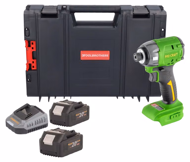 Avvitatore a impatto a batteria Procraft PS22bb 20 V 230 Nm 1/4" Brushless Solo - senza batteria, senza caricabatterie