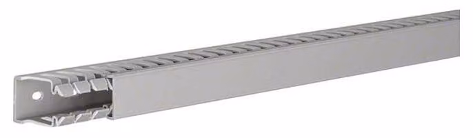 2 metri Top/fondo 40x25mm - Sistema di canaline maschio/femmina 40x25mm BA7 40025 gr