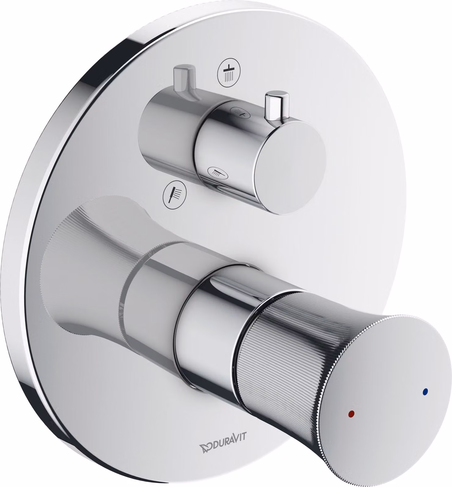 Duravit White Tulip, mitigeur monocommande de douche encastré, 2 raccords, WT4210012010, WT4210012010