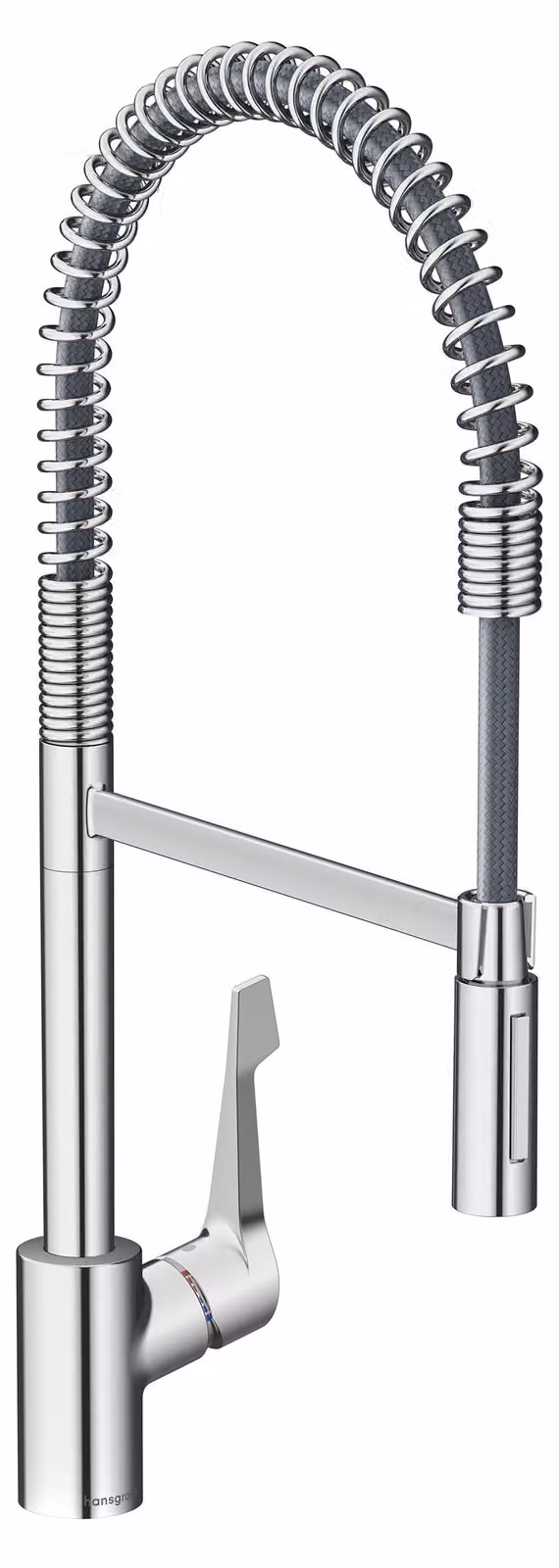 Hansgrohe Cento - Miscelatore per lavabo Semi-Pro XXL con braccio flessibile, EcoSmart, cromo 14806000