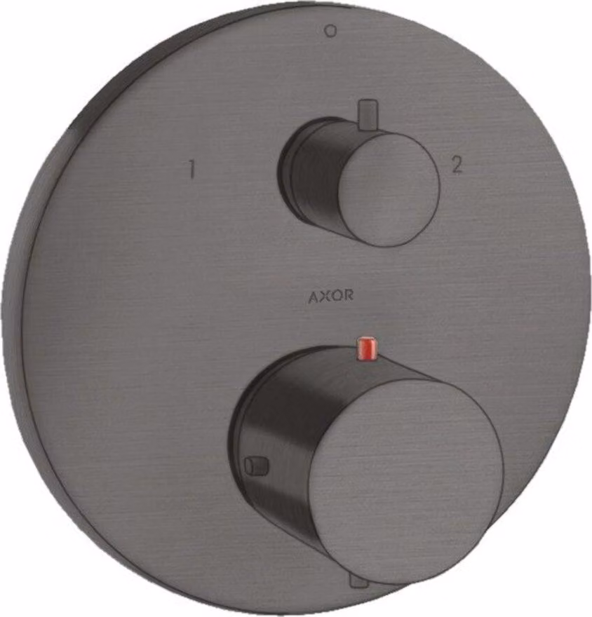 hansgrohe AXOR Starck thermostat encastré avec vanne d'arrêt et vanne de commutation, 10720340, 10720340