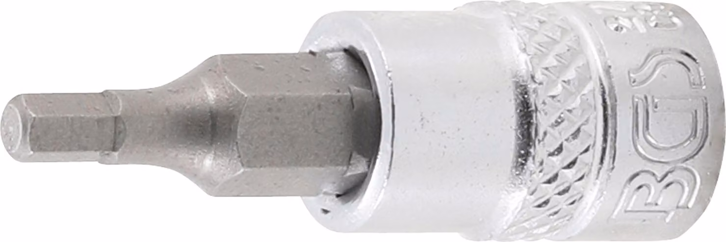 BGS bit azionamento quadro 6,3 mm (1/4") esagono incassato 1/8" - 2741