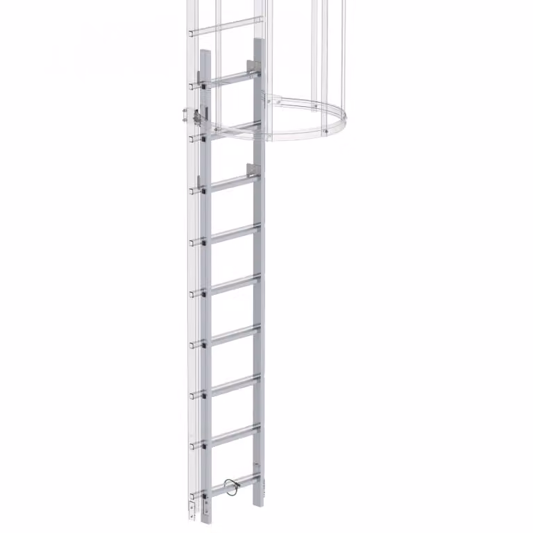 Scala di accesso in alluminioAlluminio lucido