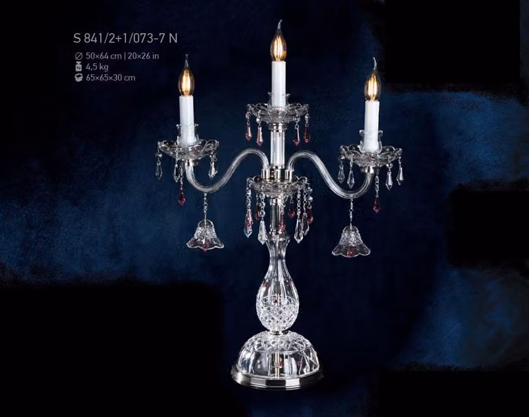 Barock Stil Tisch Lampe Kronleuchter Nachttisch Lampe Lampen Leuchten Bohemia