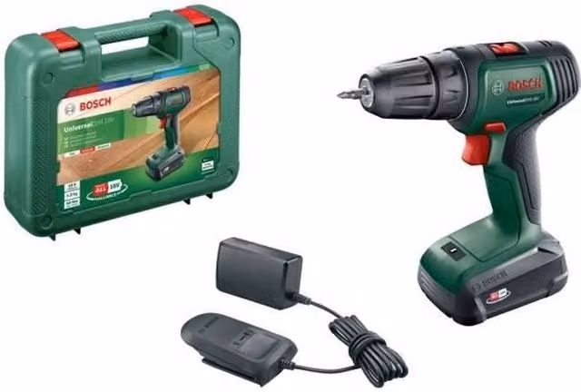 Bosch UniversalDrill 18 V trapano avvitatore a batteria (1 batteria 1,5 Ah box)