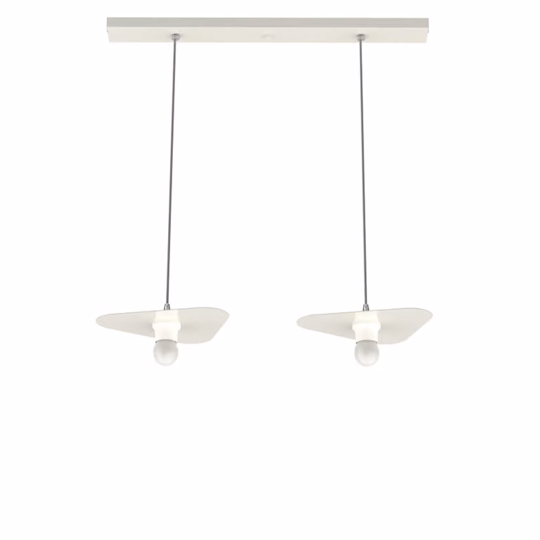 Lampada A Sospensione Cloud Lineare A 2 Luci, Monocolore Lucida