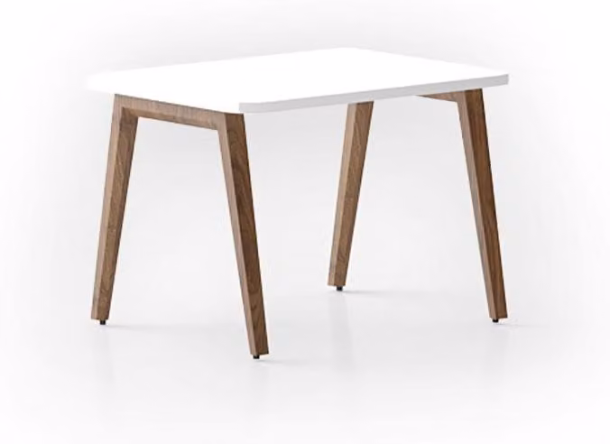 Elegante tavolino bianco Tavoli in legno Mobili di design per soggiorno