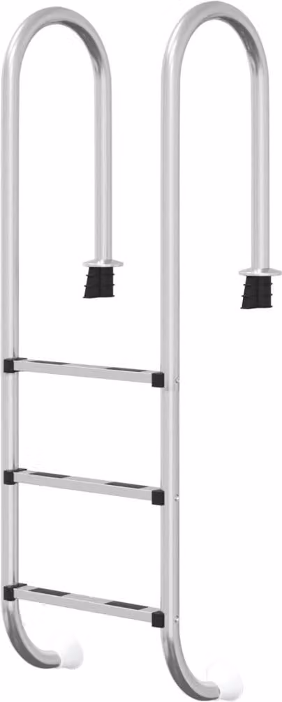 Scala per Piscina 54x38x158 cm Acciaio Inox 304