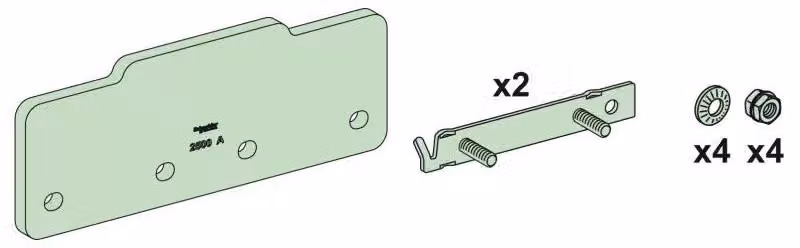 Schneider Electric PrismaSeT-P, Linergy LGYE, collegamento, orizzontale, 2000-2500 A LVS04621