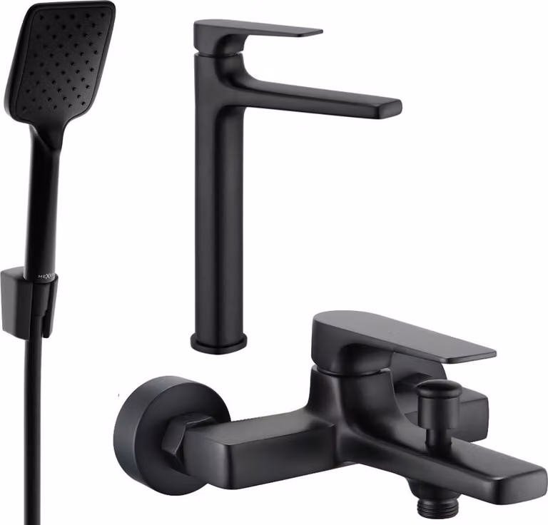 Mexen Lynx R62 set da bagno, nero - 745913R62-70