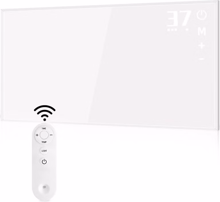 Riscaldatore a infrarossi ZMH 450 riscaldatore elettrico a risparmio energetico radiatore a infrarossi riscaldatore a parete riscaldatore elettrico con telecomando