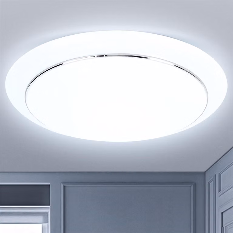 Lampada a soffitto LED Aigostar, 12W, 840 lumen, luce bianca fredda a 6500K, ideale per soggiorno, camera da letto, cucina, corridoio e balcone