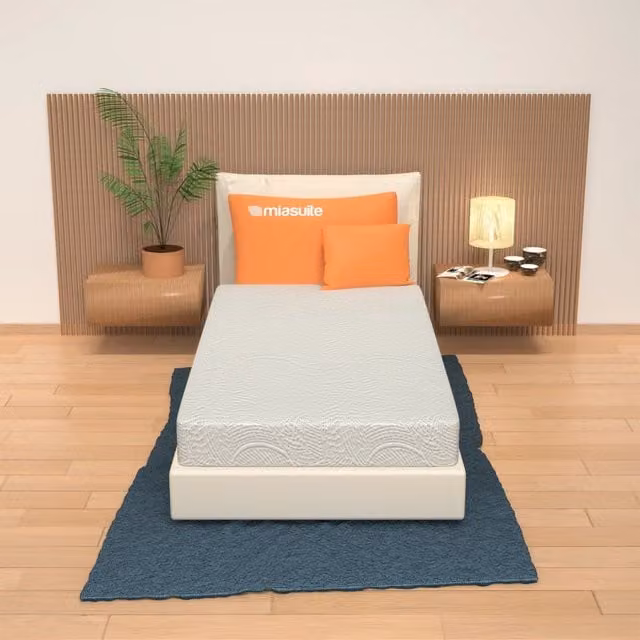 Materasso Ibrido Miasuite in Memory Foam e Waterfoam, Bianco, L/P/H: 90 x 200 x 30 cm – 1