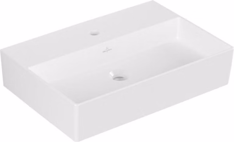 Villeroy & Boch Memento 2.0 lavabo mural, 1 trou pour robinet, sans trop-plein, non poncé, 600x420mm, 4A226101, 4A226101