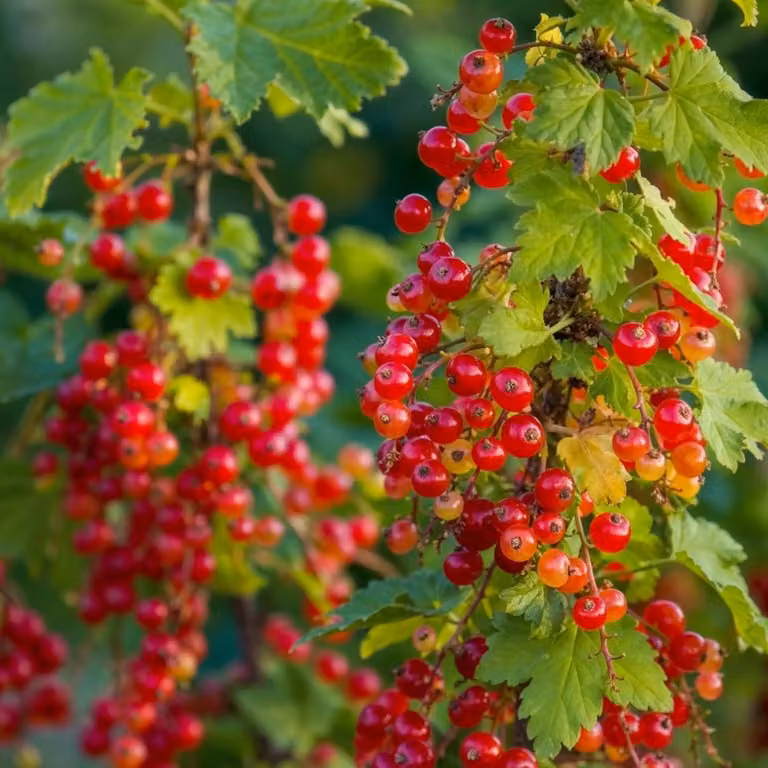 Collezione di ribes rossi - 3 piante - Resistenti al freddo e perenni - Autentiche piante da frutto provenienti dall'Olanda - senza semi, senza bulbi, non artificiali