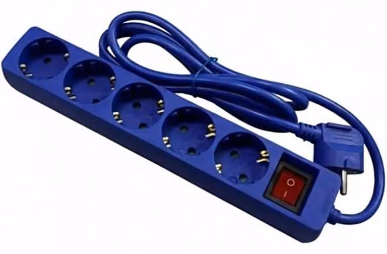 Phasak Bn 0825 Presa multipla Taglia unica / Spina UE 220 V Taglia unica