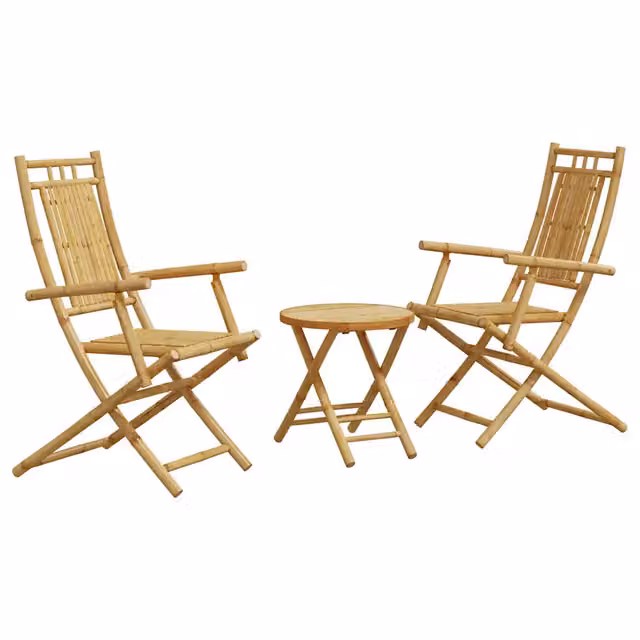 Set da Bistr¨° 3 pz | Set Salotto da Giardino in Bamb¨´