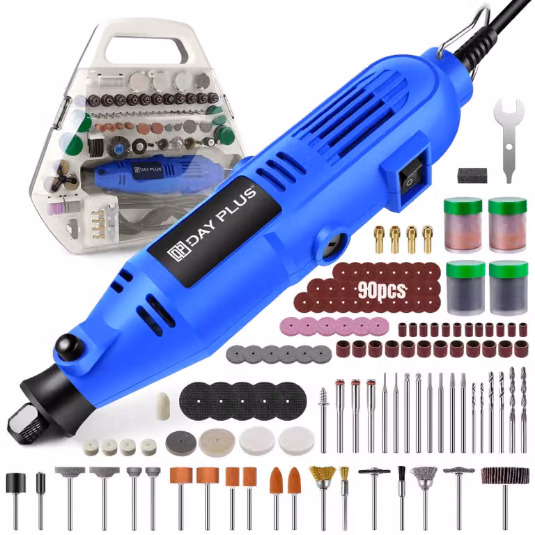 Utensile multifunzione elettrico rotativo - Set da 135W - Velocità regolabile - 240V AC - 252 accessori - Adatto per legno e metallo - Spina di tipo EU