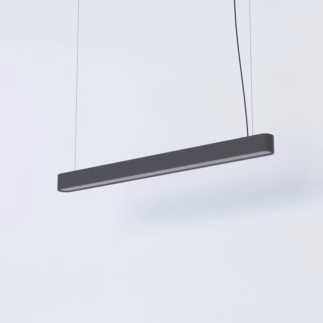 Lampada a sospensione Nowodvorski Lighting Soft 7535 colore grafite con tecnologia LED e design minimalista per cucina e soggiorno