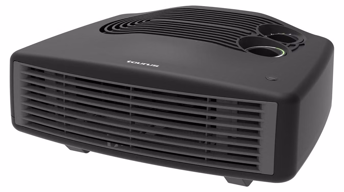 Stufa elettrica con ventola, 3000 W, 2 livelli di riscaldamento, termostato, funzionamento silenzioso, ideale per ambienti fino a 30 m²