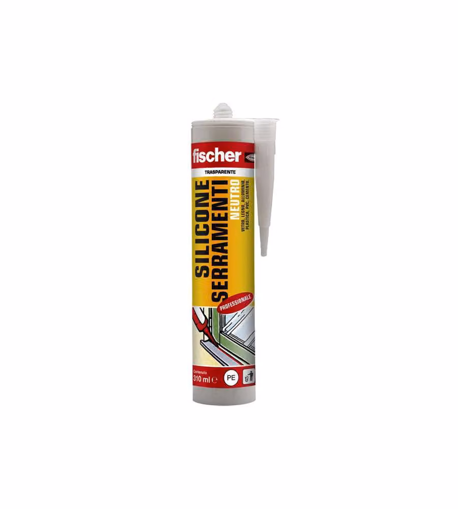 Silicone Neutro SNF310 Trasparente  Ml 310 Fischer