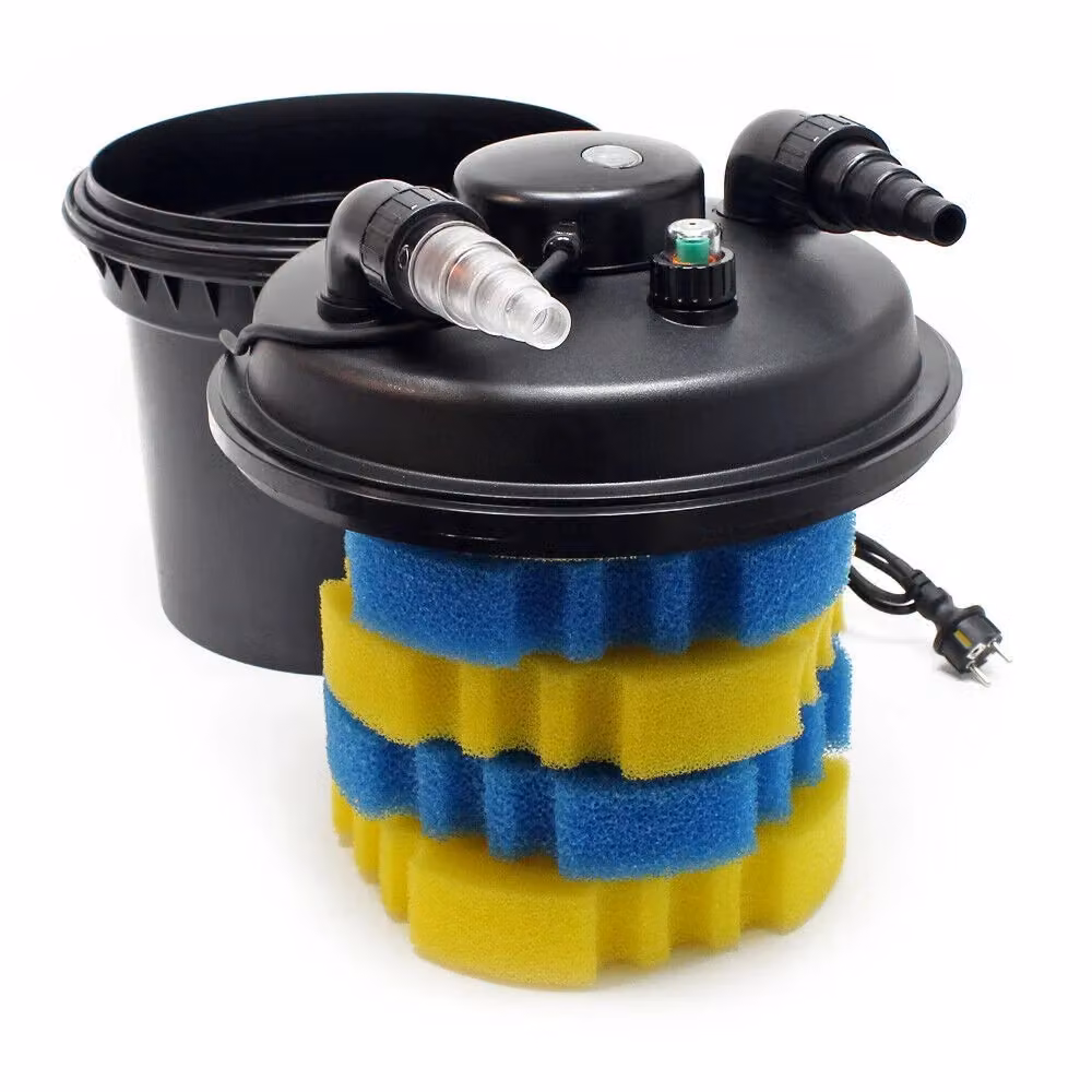 Sterilizzatore a filtro a pressione UVC Sunfun da 11 W per stagni fino a 8000 litri, nero – 2