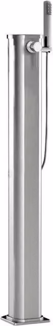 Doccia Solare Jolly Go 17,5 Litri In Alluminio Con Miscelatore E Doccetta Mobile Colore Inox Paint Cv-Jg140/9007