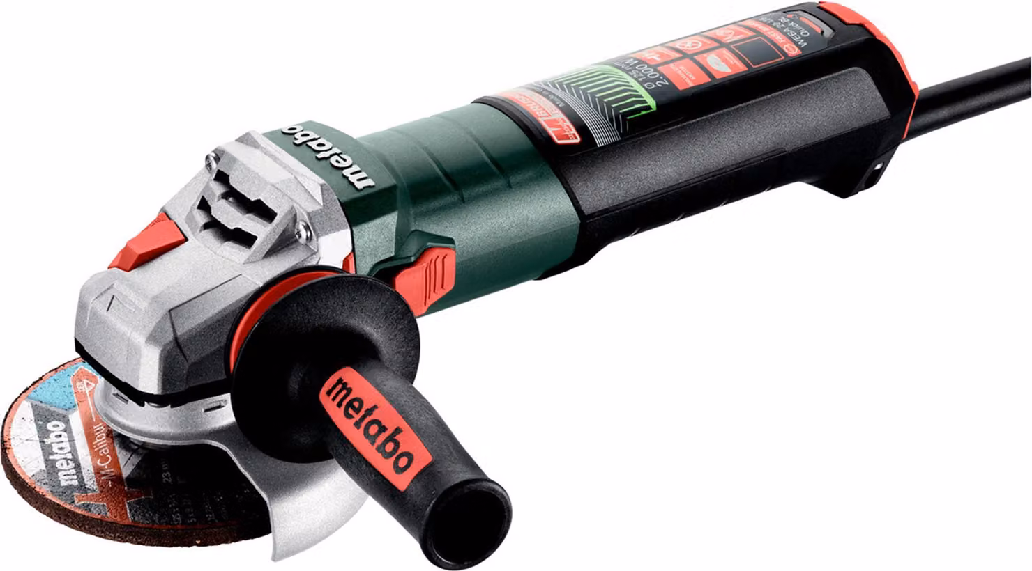 Metabo WEBA 20-125 Quick BL 600642000 Smerigliatrice angolare 125 mm senza spazzole 2000 W (600642000)