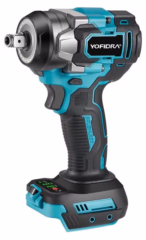 Avvitatore a percussione a batteria - Avvitatore a percussione senza fili - 18V - Motore brushless - Coppia di 1200 Nm - 6800 giri/min - Senza batteria