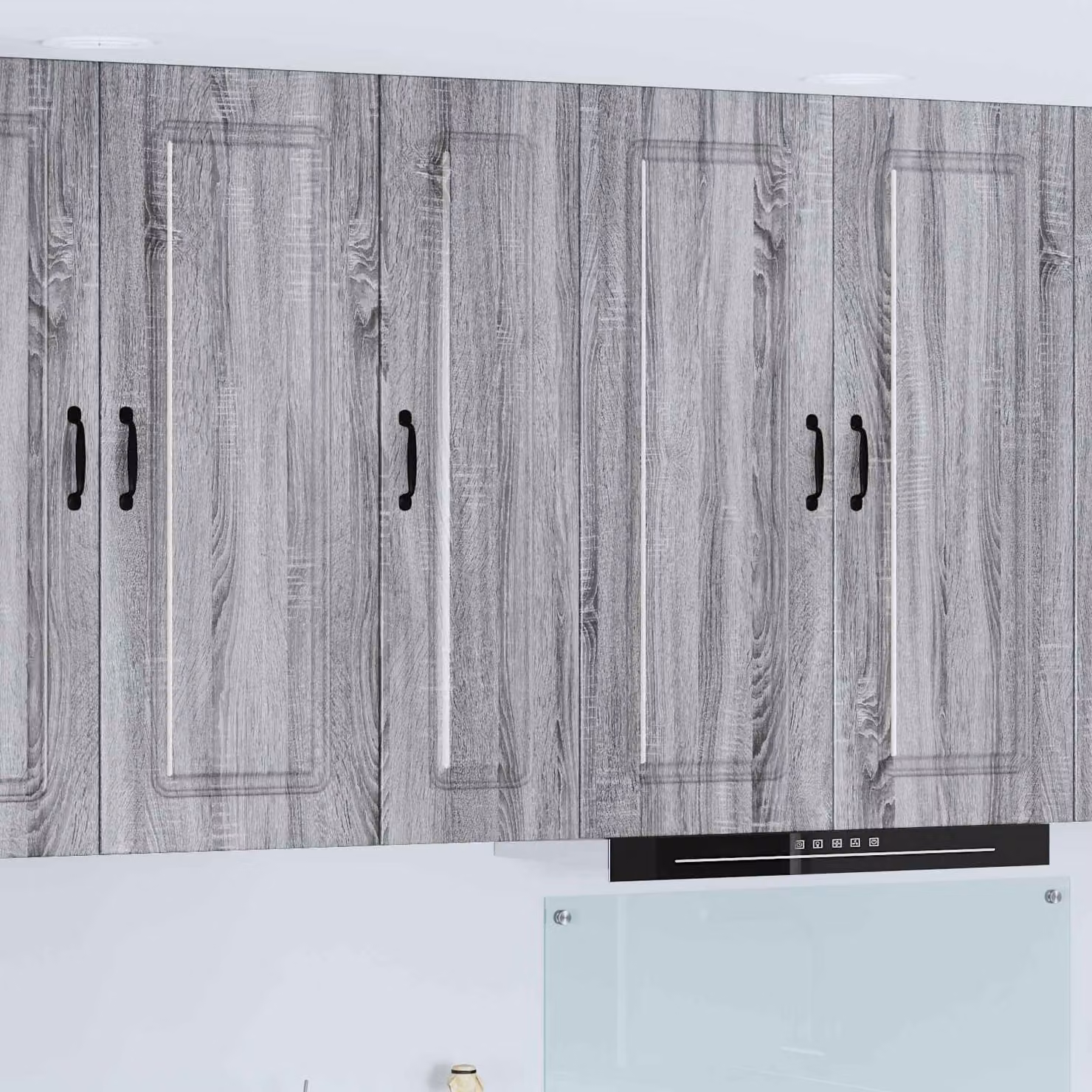 vidaXL Pannello per lavastoviglie Kalmar Grigio Sonoma L: 30 cm, P: 31 cm, H: 100 cm