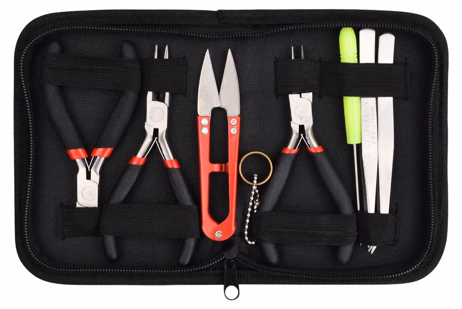 Omgoods - Set di 8 pinze per gioielli - Kit completo per principianti