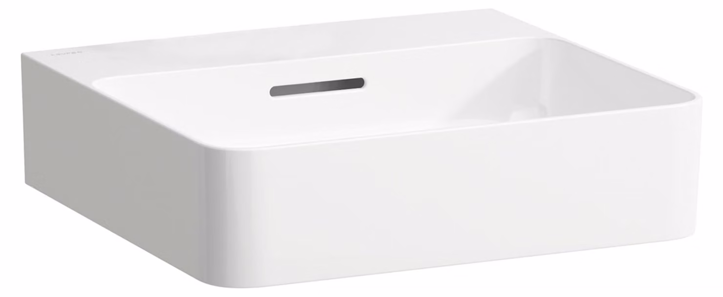 LAUFEN VAL Lave-mains, sans trou pour robinetterie, avec trop-plein, 450x420mm, H8152814001091, H8152814001091
